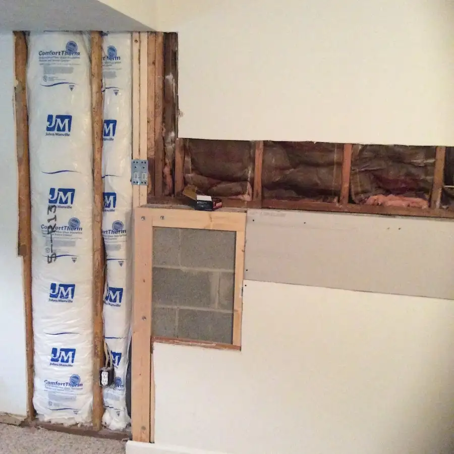 Wall insulation replacement during Structural Drying in Boca Raton